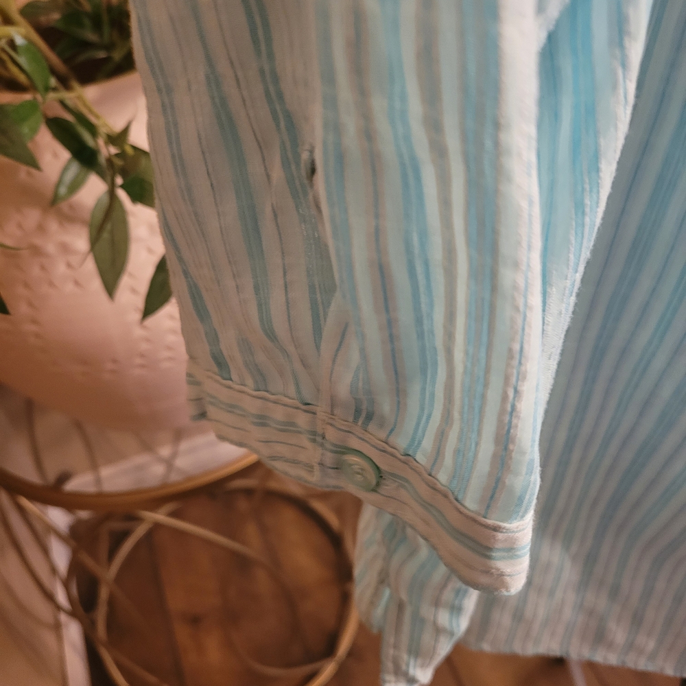 Penmans Women's Striped Button Down Shirt - Picture 4 of 5